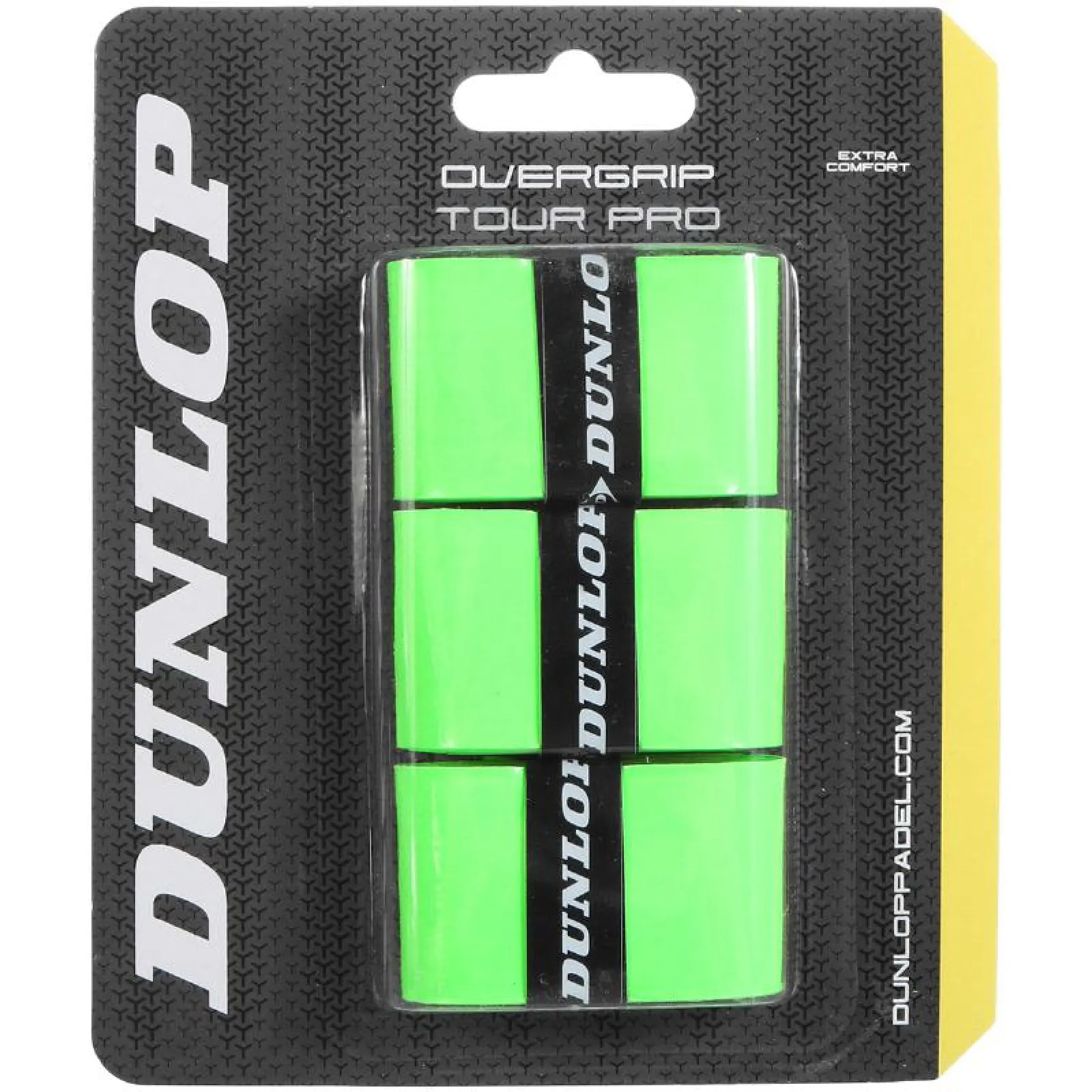 Overgrips Dunlop Tour Pro, neon green, 3 pcs