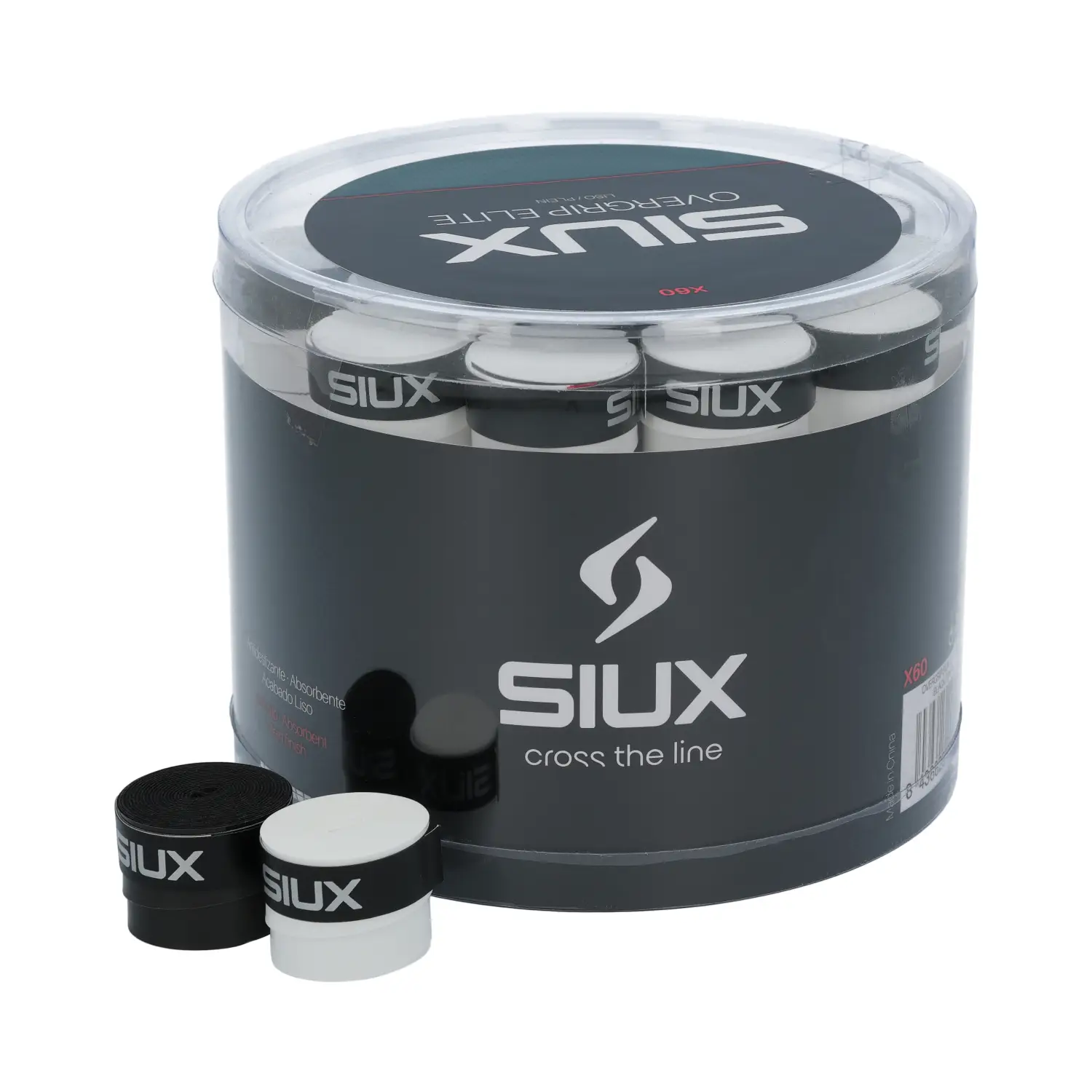 Shaft wrap SIUX Elite Black/White ×60