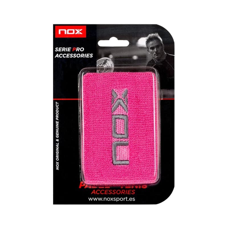 Wristbands NOX Pink With White Logo