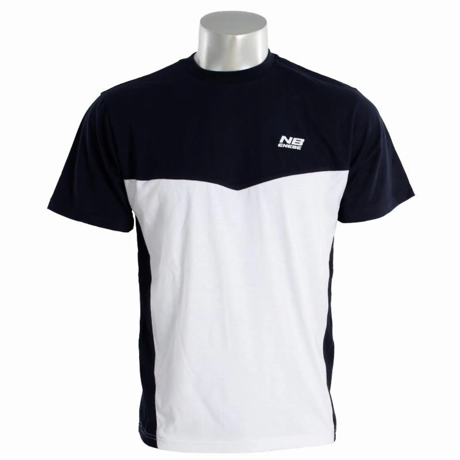 T-shirt Enebe Magneto, white and navy blue
